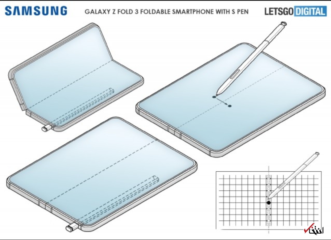 گوشی گلکسی Z Fold۳  فاقد قلم اس داخلی است