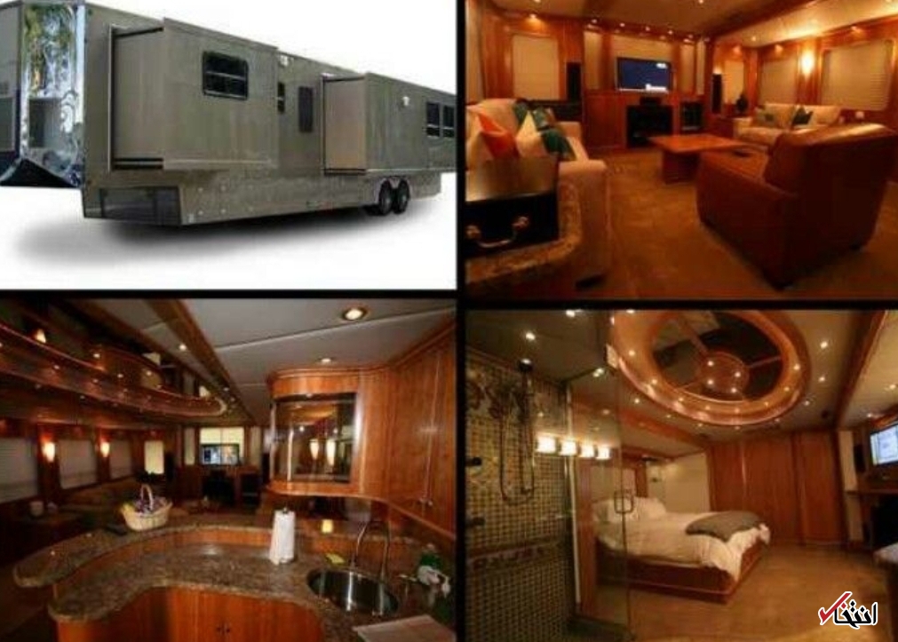 خانه متحرک و لاکچری آقای بازیگر+تصاویر