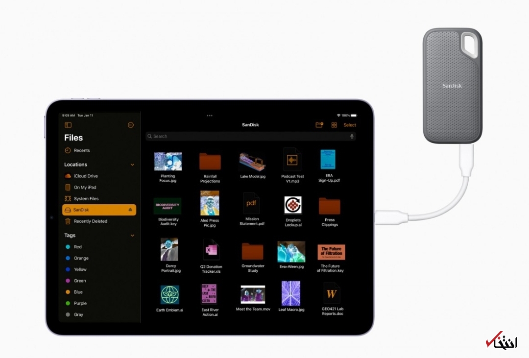 اپل از آیپد ایر جدید با چیپست M۱ و پشتیبانی از ۵G رونمایی کرد