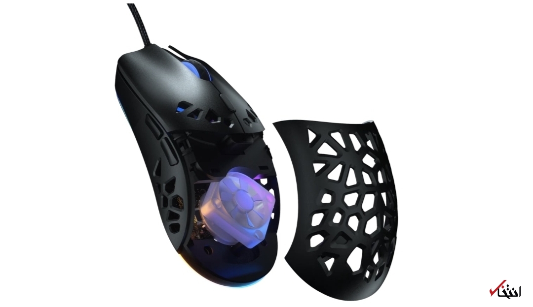 ماوس ویژه گیمر&zwnj;ها با سیستم خنک کننده+تصاویر