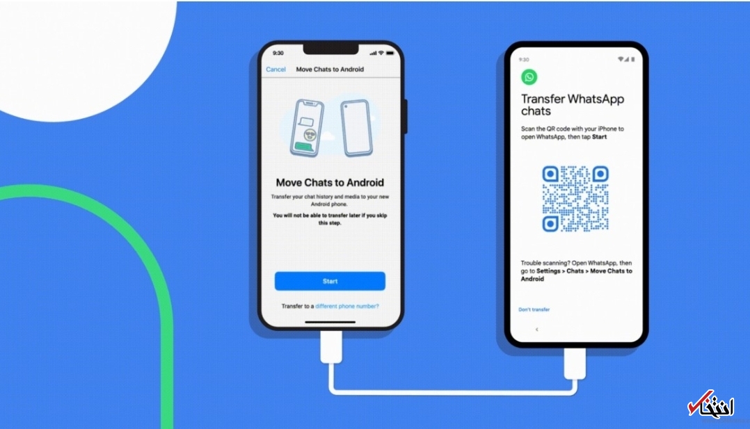 امکان انتقال تاریخچه واتس اپ از آیفون به انواع گوشی&zwnj;ها فعال شد