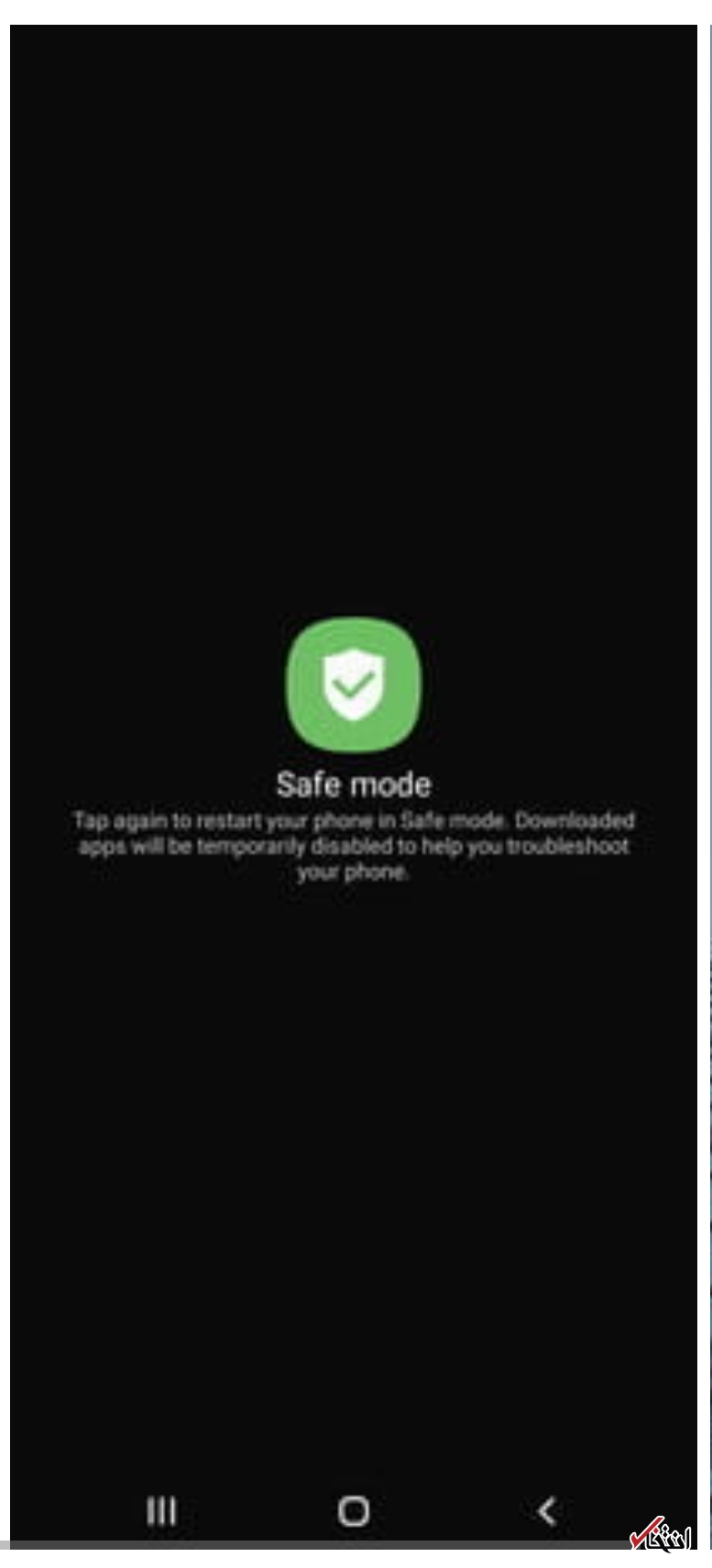 چگونه&nbsp; safe mod را در گوشی اندرویدی روشن و خاموش کنم؟